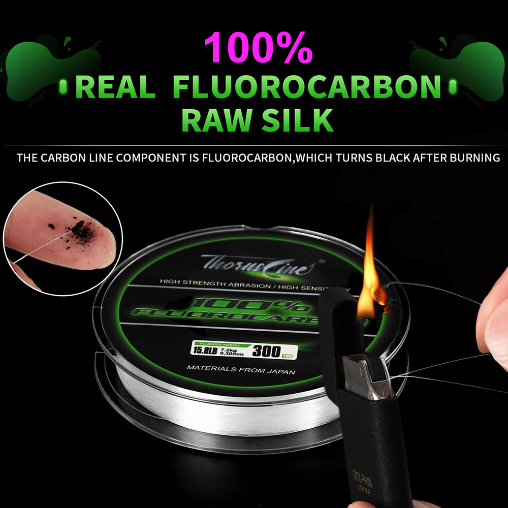 Copolymer Line - ThornsLine 100% Fluorocarbon Fishing Line 50-270M,