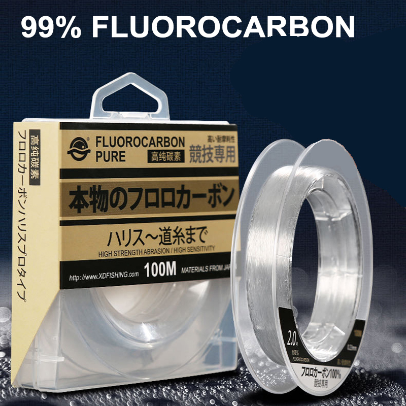 Copolymer Line - 99% Fluorocarbon Fishing Line 100M Japanese