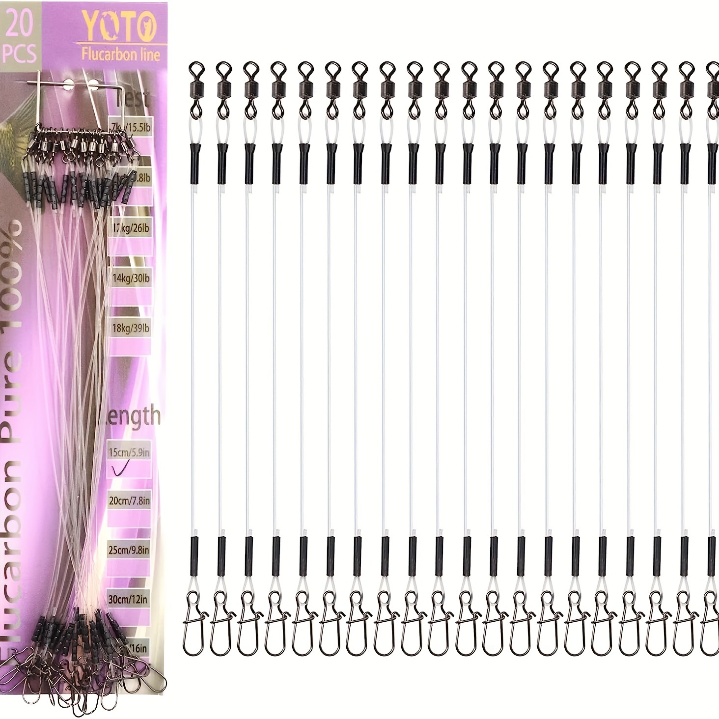 Copolymer Line - 100%Fluorocarbon fishing line rolling rotation and