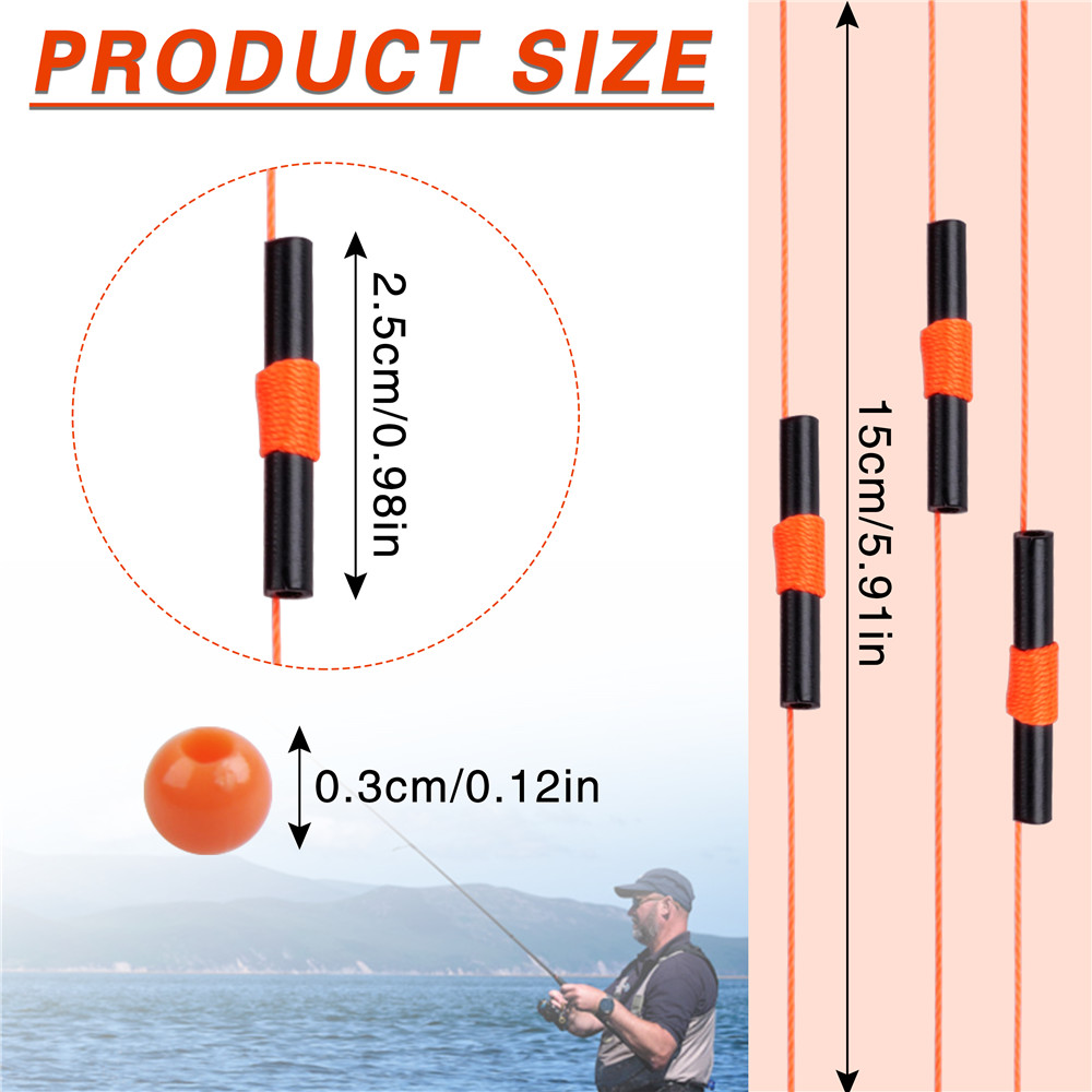 150PCS Bobber Stops Slip Bobbe - Monofilament Line 评论和价格