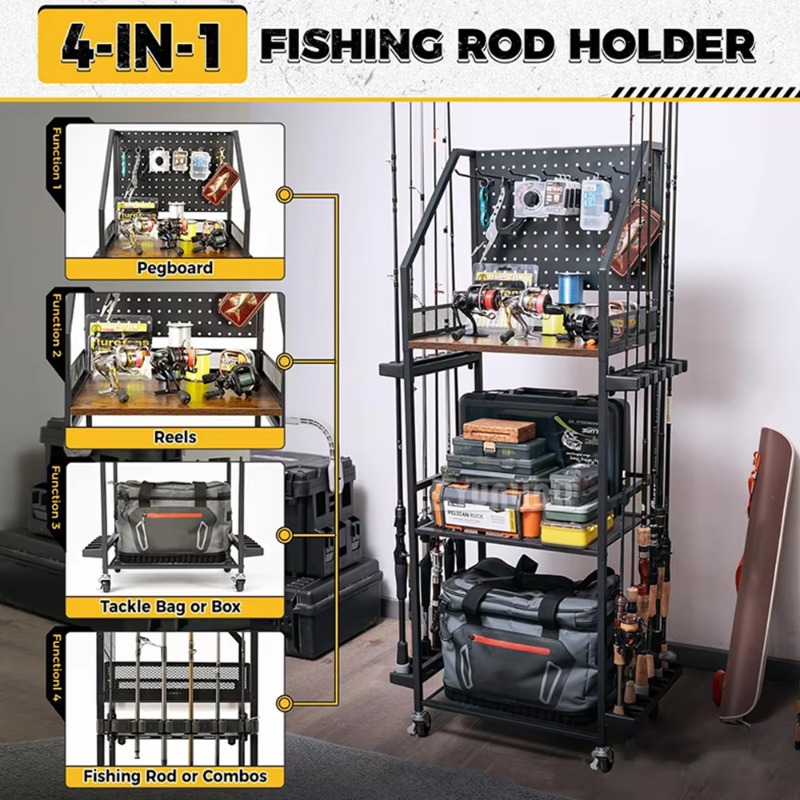 Fishing Gear Storage Shelf, Fi - Fishing Line Spooler 评论和价格