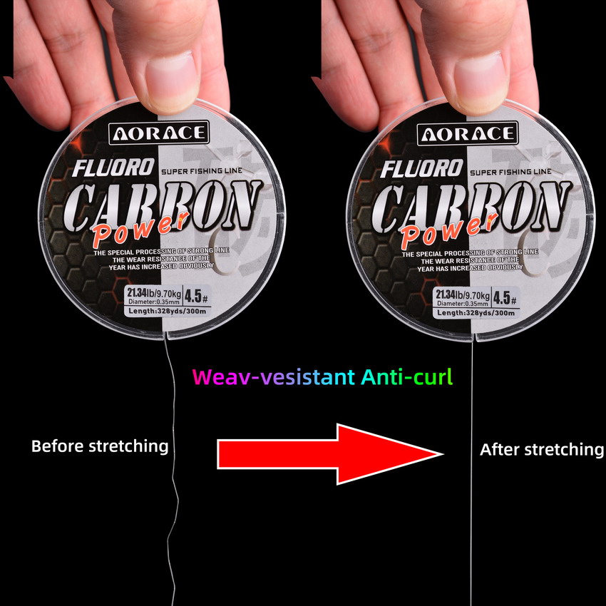 Aorace 300M Fluorocarbon Fishi - Copolymer Line 评论和价格