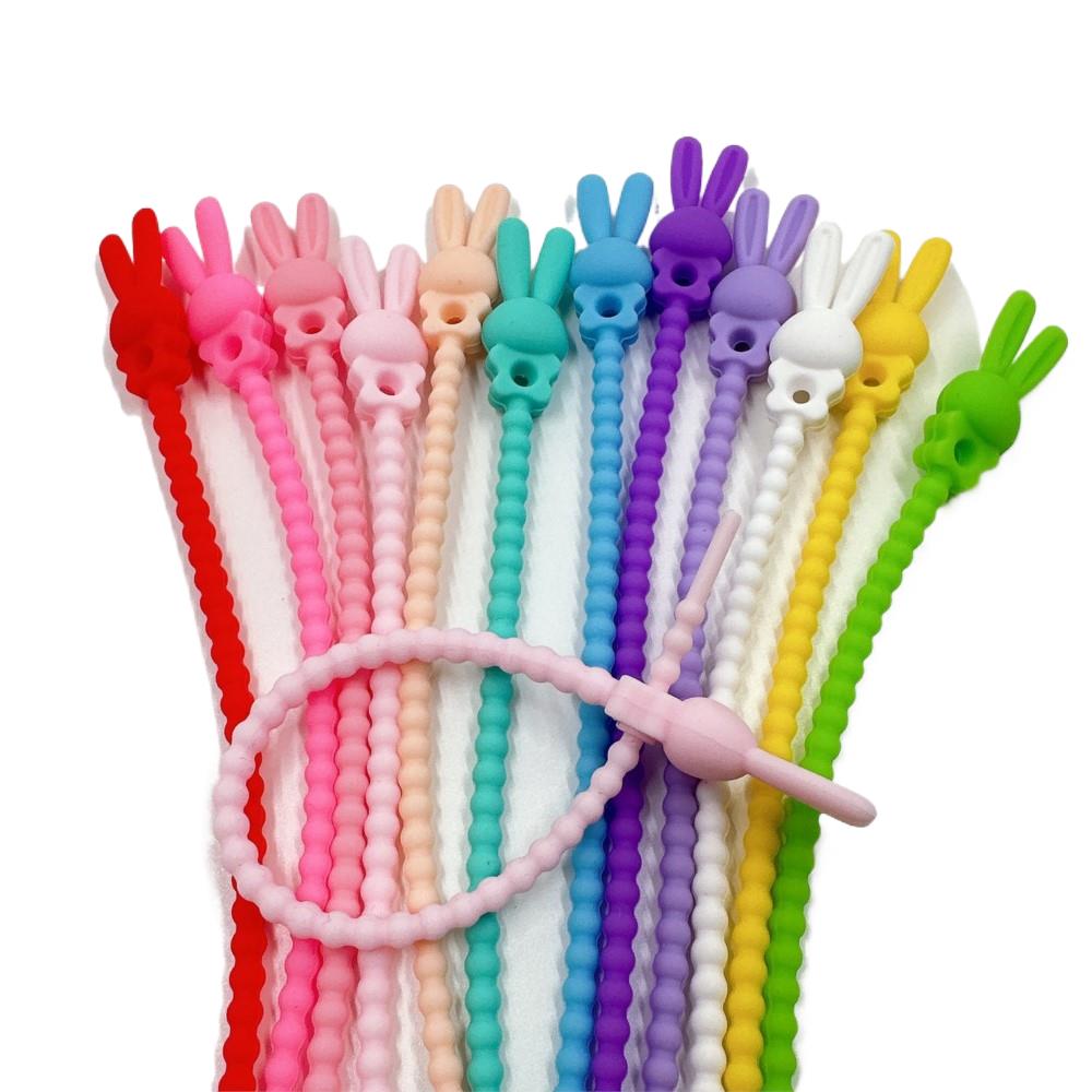 10Pcs Flower Star Silicone Cab - Tippet Line 评论和价格